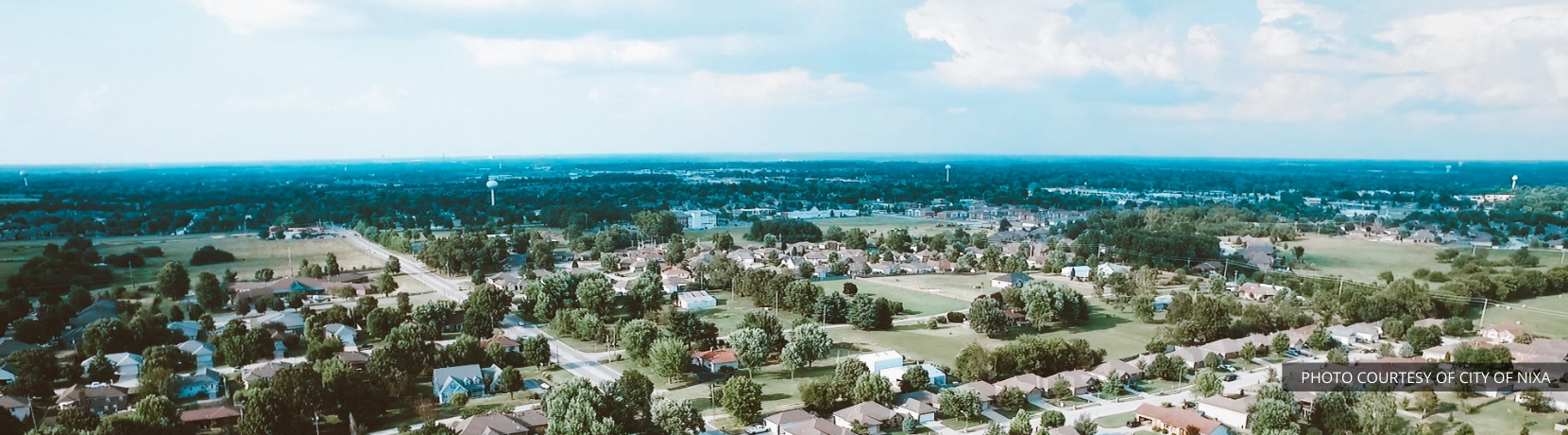 Aerial photo of Nixa provided courtesy of the City of Nixa