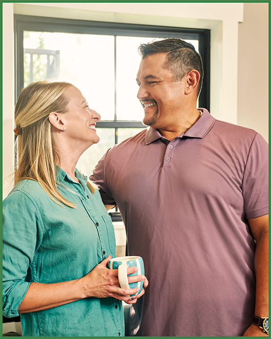 A couple exploring wealth management services and financial planning solutions.