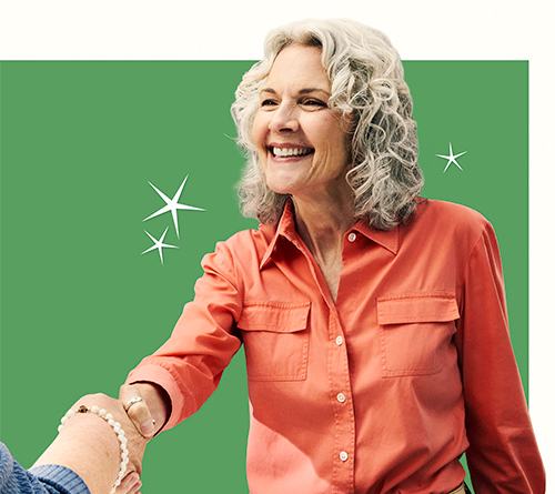 A business customer building a relationship with OakStar Bank.