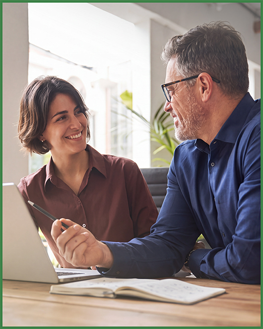 A customer exploring Individual Retirement Account options to grow retirement savings with OakStar Bank.
