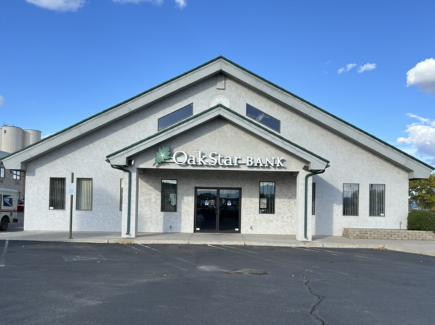 OakStar bank's Delta branch at 150 Gunnison River Drive, seen from the parking lot.