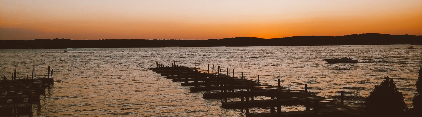 Lake of the ozarks by the dock